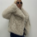 pelliccia sintetica foderata evergreen